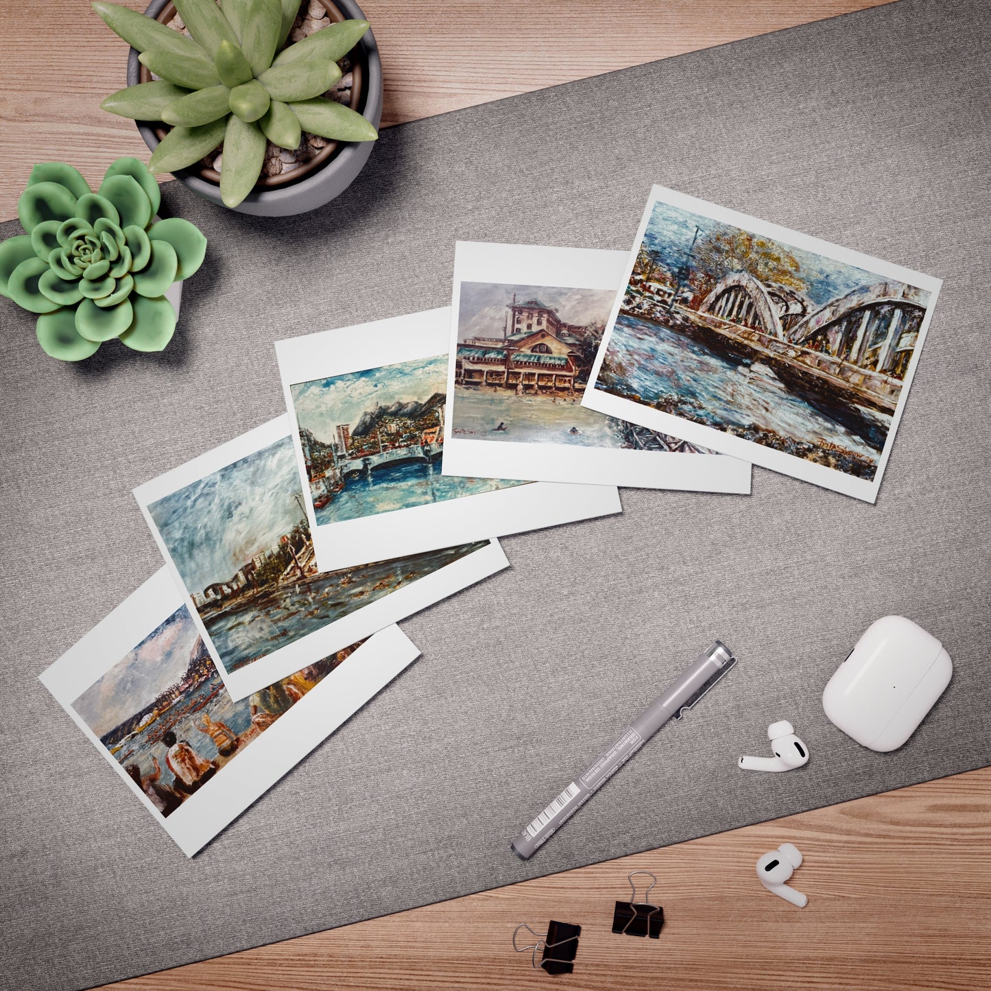 Journey Along Oʻahu’s Coastlines & Crossings, Multi-Design Cards - 5-Pack